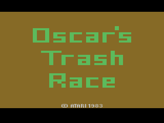 Oscar's Trash Race screenshot 4 for Atari 2600